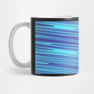 Blue Dizzy Stripes Mug